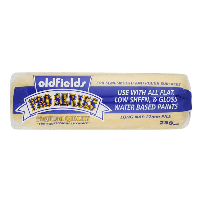 OLDFIELDS Pro Series Roller Cover 230mm x 22mm Nap For Waterbased Paint
