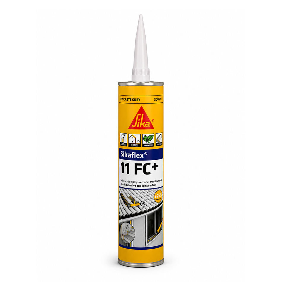SIKAFLEX 11FC+ Multipurpose Polyurethane Sealant Adhesive Concrete Grey 310ml
