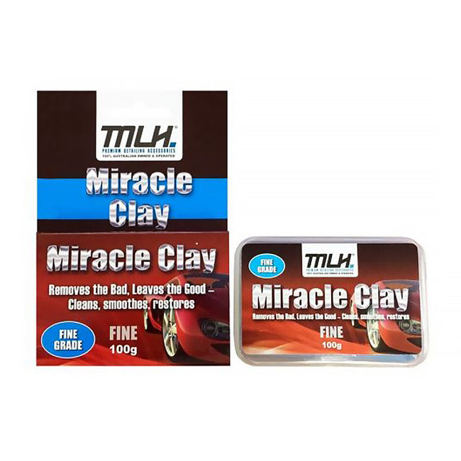 MLH Miracle Clay Block Fine 100g Overspray Paint Contaminant Remover