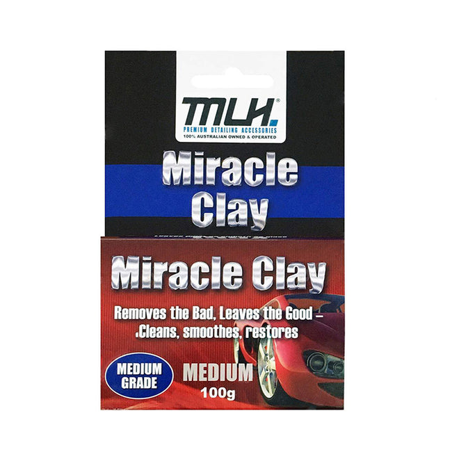 MLH Miracle Clay Medium 100g Overspray Paint Contaminant Remover