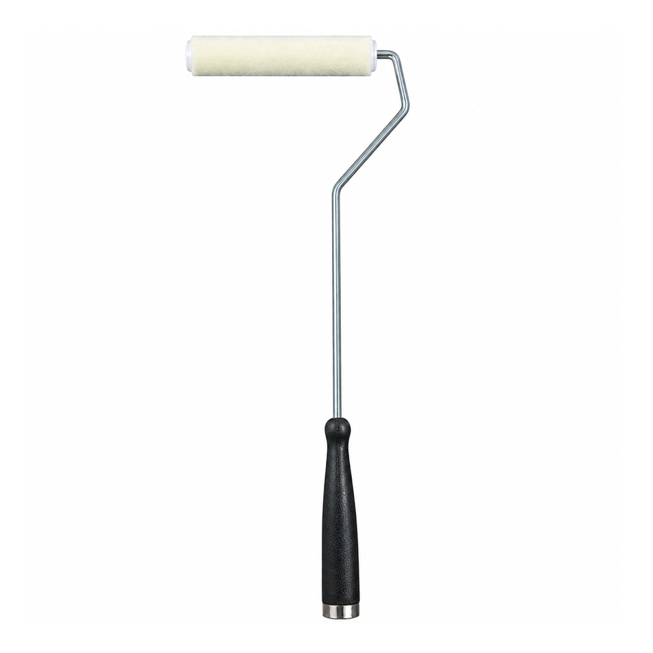 C&A Mohair Paint Roller with Long Handle 100mm