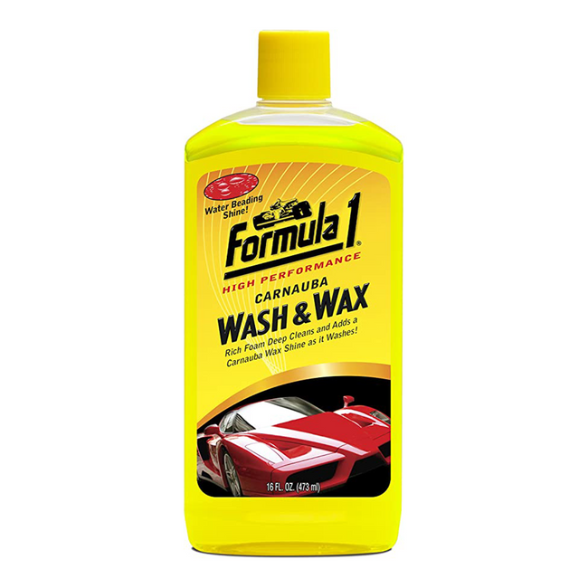 Formula 1 High Performance Carnauba Wash and Wax 473ml Car Care Auto Detailing