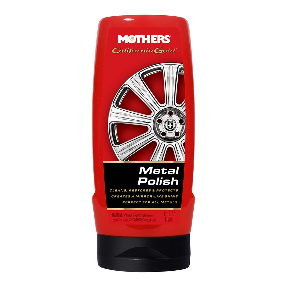 MOTHERS California Gold Metal Polish 335ml Clean Shine Protect All Metals