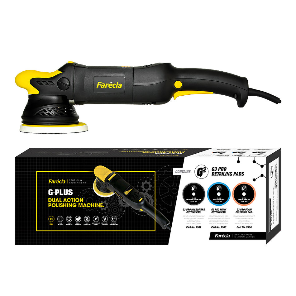 FARECLA G Plus Electric Dual Action Polisher Machine 15mm Orbit