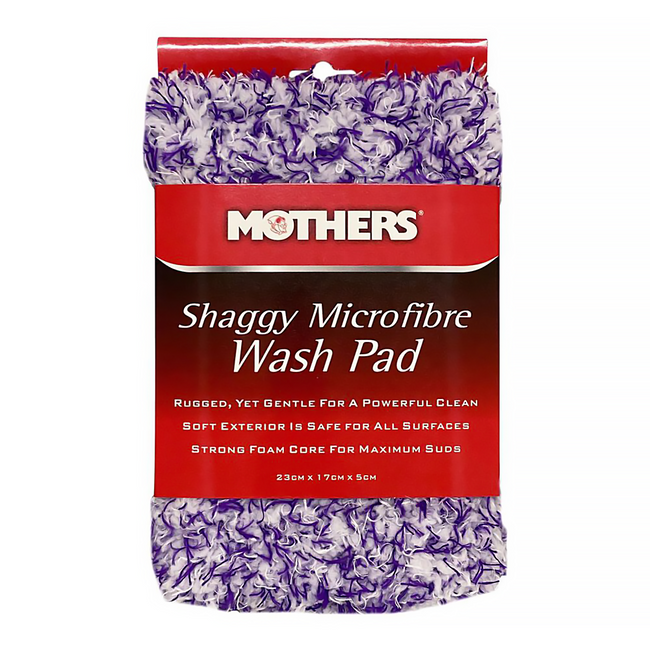 MOTHERS Shaggy Microfibre Wash Pad Super Soft Strong Stitching