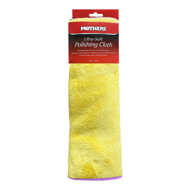 MOTHERS Ultra Soft Polishing Cloth 40cm x 66cm Effortless Polish & Wax Removal