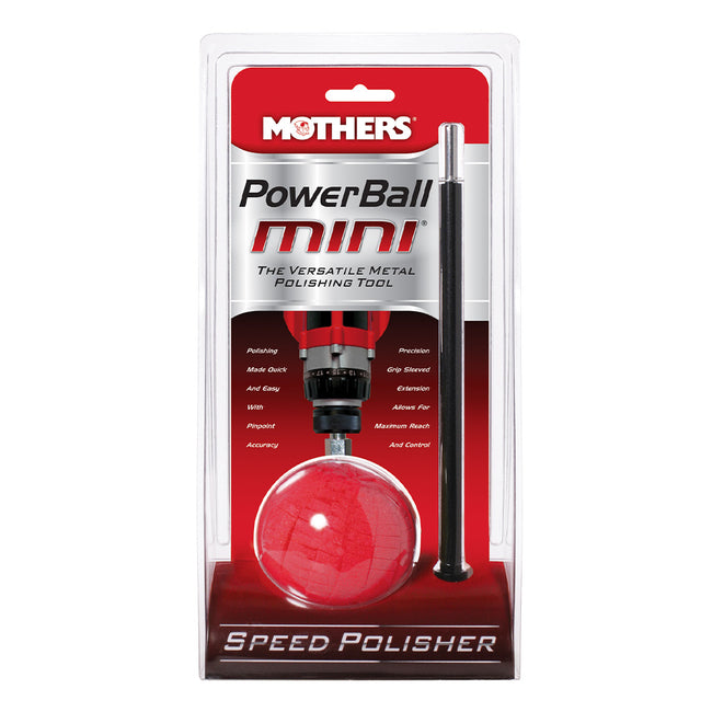 MOTHERS PowerBall Mini Polishing Tool for Drill with 10 Inch Extension