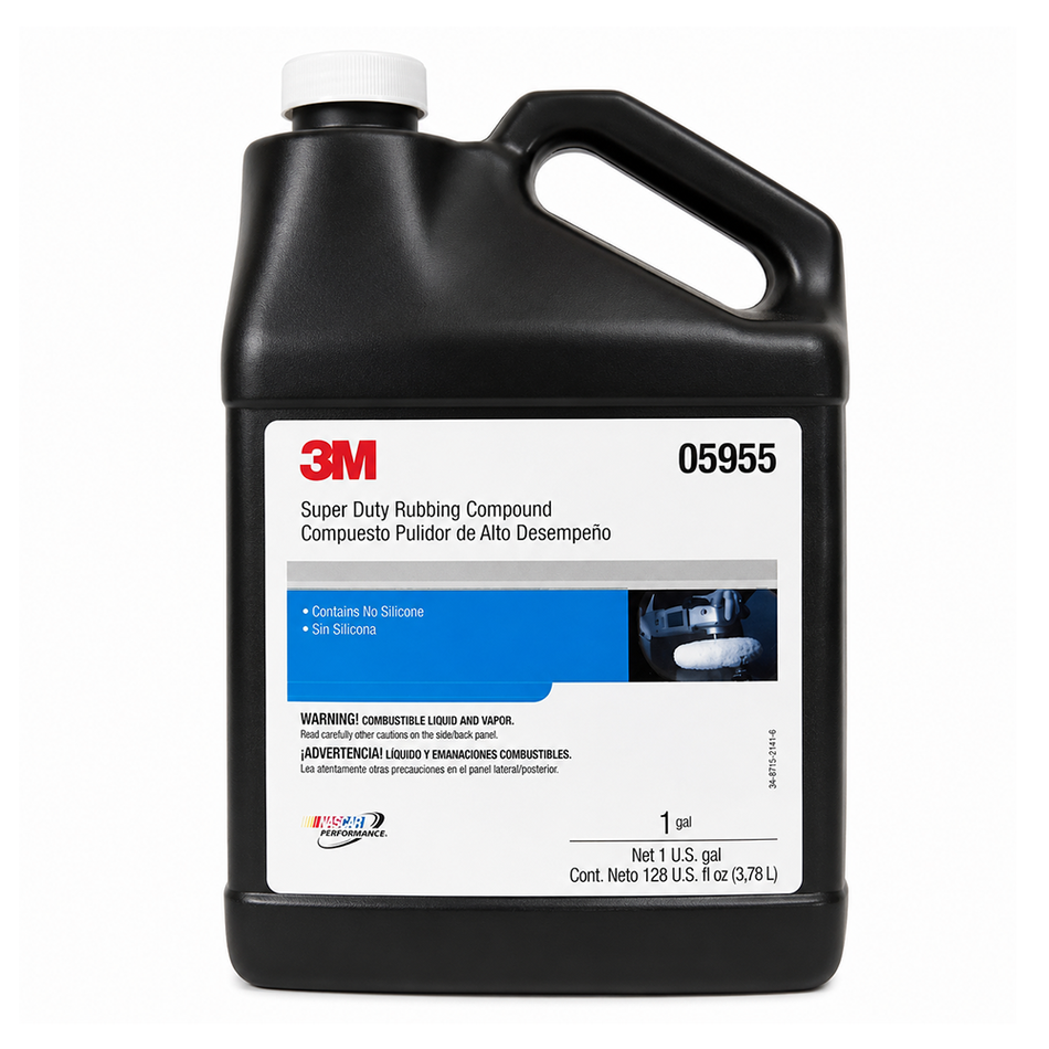 3M 05955 Super Duty Heavy Cut Rubbing Compound 3.78L Paint Correction