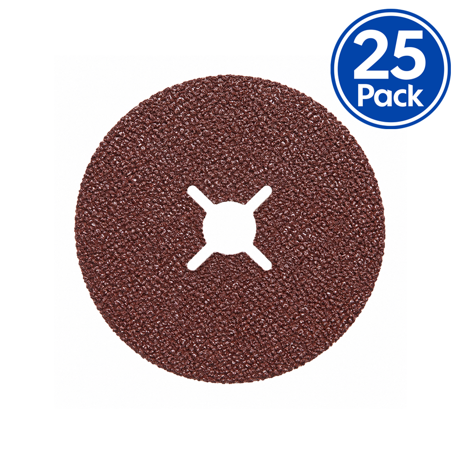 3M Cubitron II 982C Fibre Disc 125mm x 22mm 36+ Slotted 25 Pack