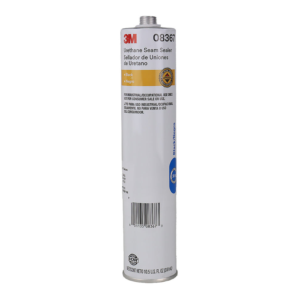 3M 08367 Urethane Seam Sealer Black 310ml Cartridge Paintable