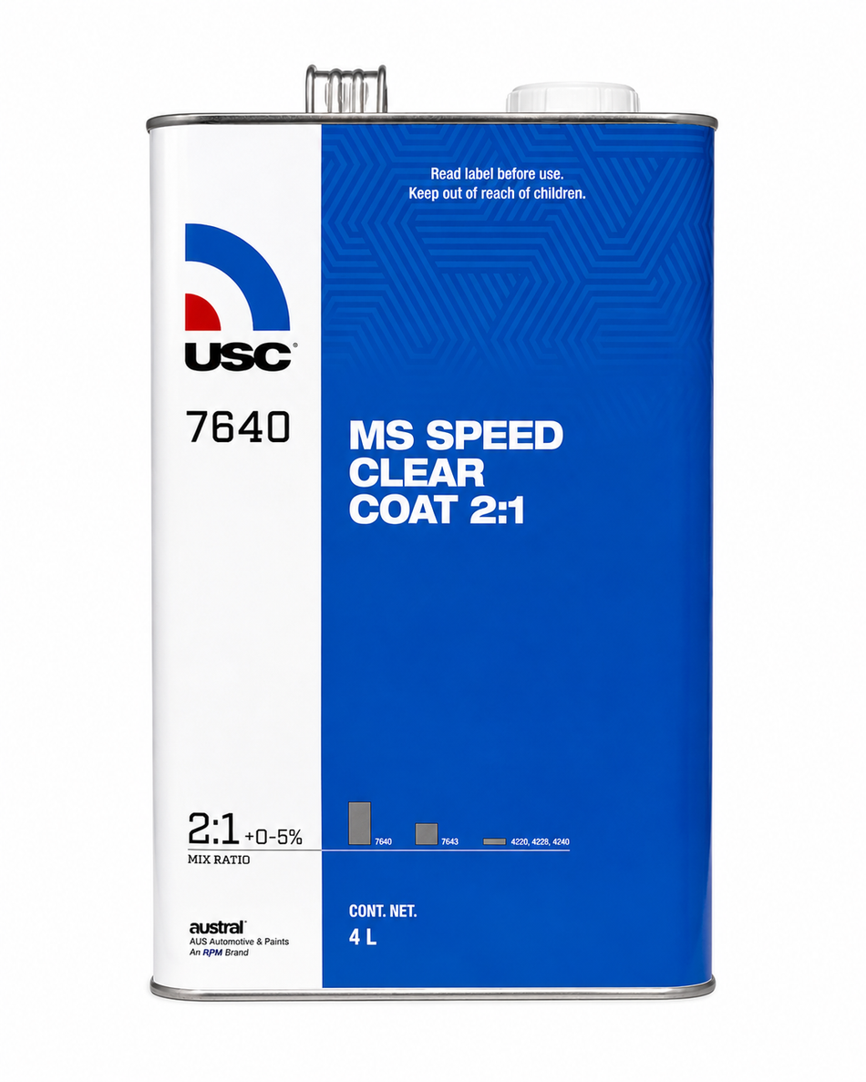 USC 7640 MS Speed Clear Coat 4L 2:1