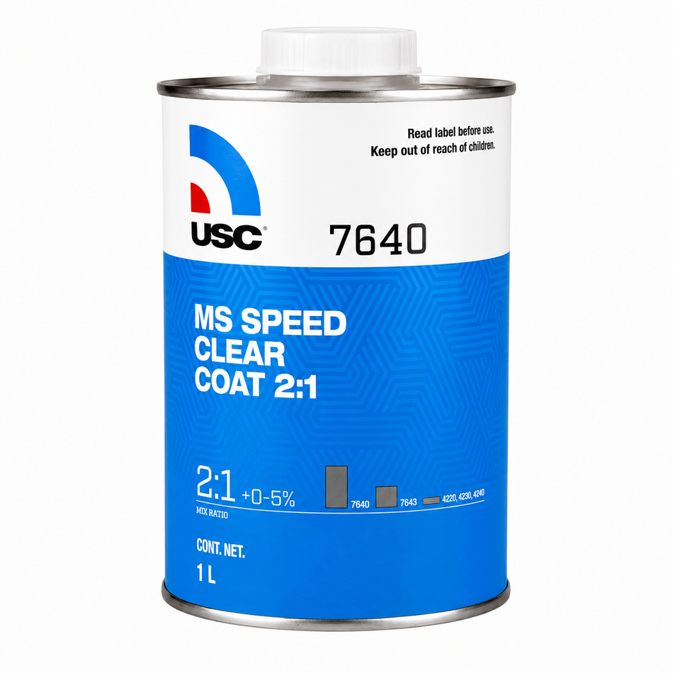 USC 7640 MS Speed Clear Coat 1L 2:1