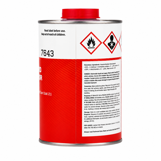 USC 7643 Activator For 7640 MS Speed Clear Coat 1L