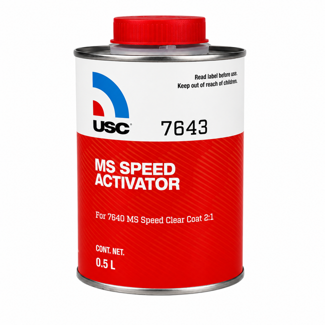 USC 7643 Activator For 7640 MS Speed Clear Coat 500ml