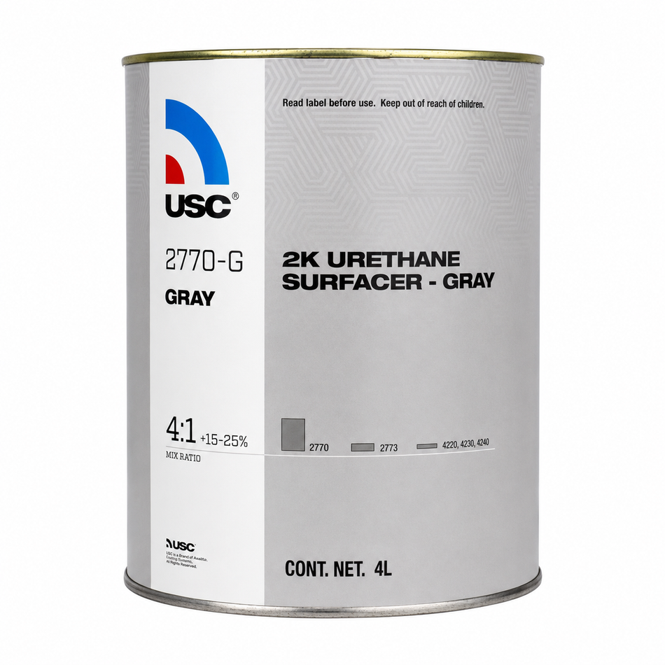 USC 2770-G 2K Urethane Surfacer Grey 4L