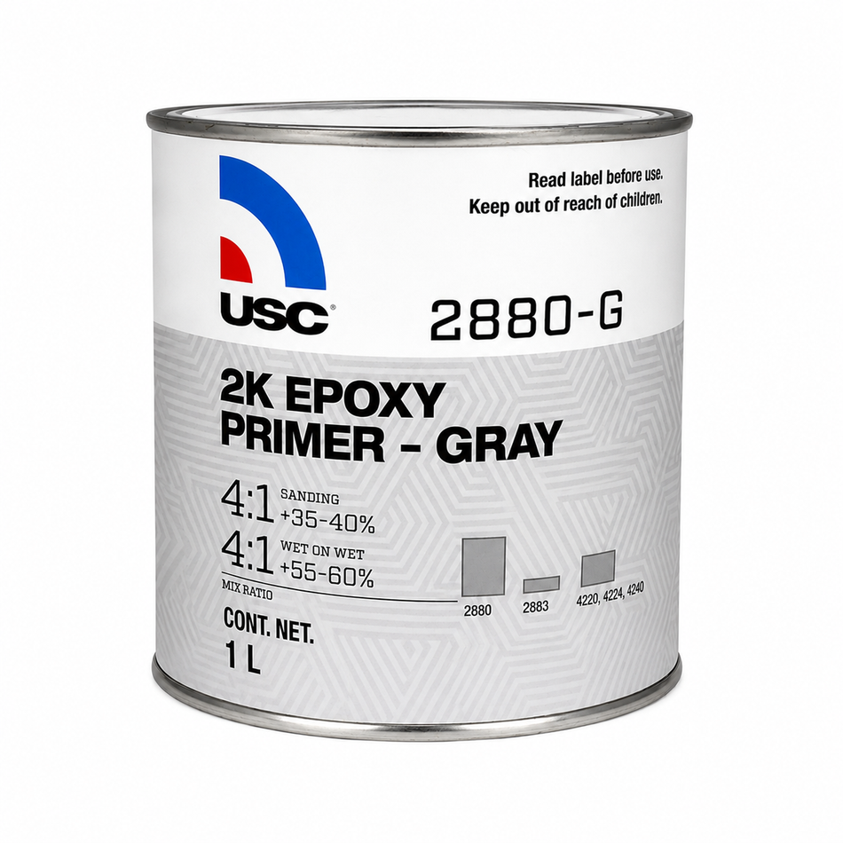 USC 2880-G 2K Epoxy Primer Grey 1L