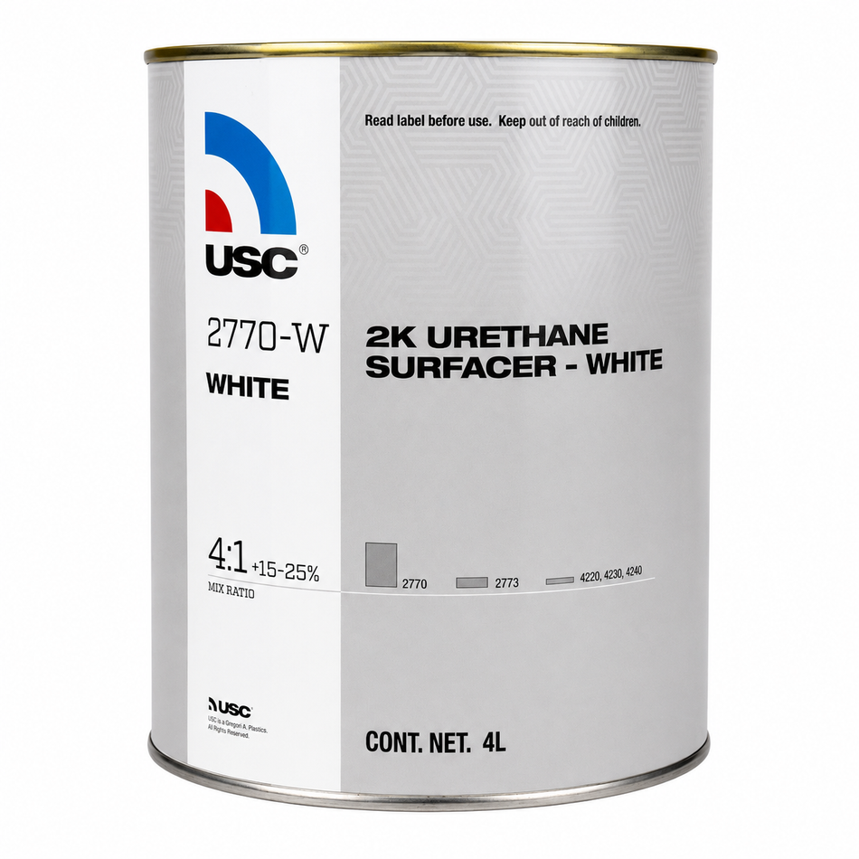USC 2770-W 2K Urethane Surfacer White 4L