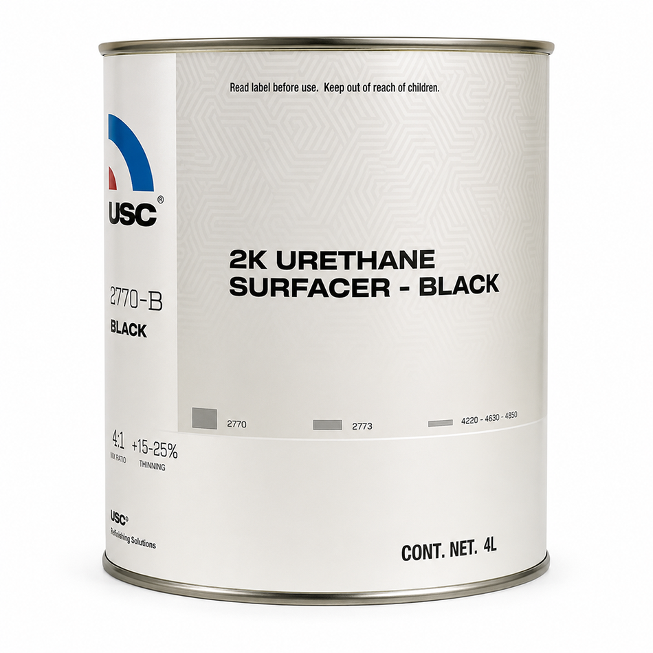 USC 2770-B 2K Urethane Surfacer Black 4L
