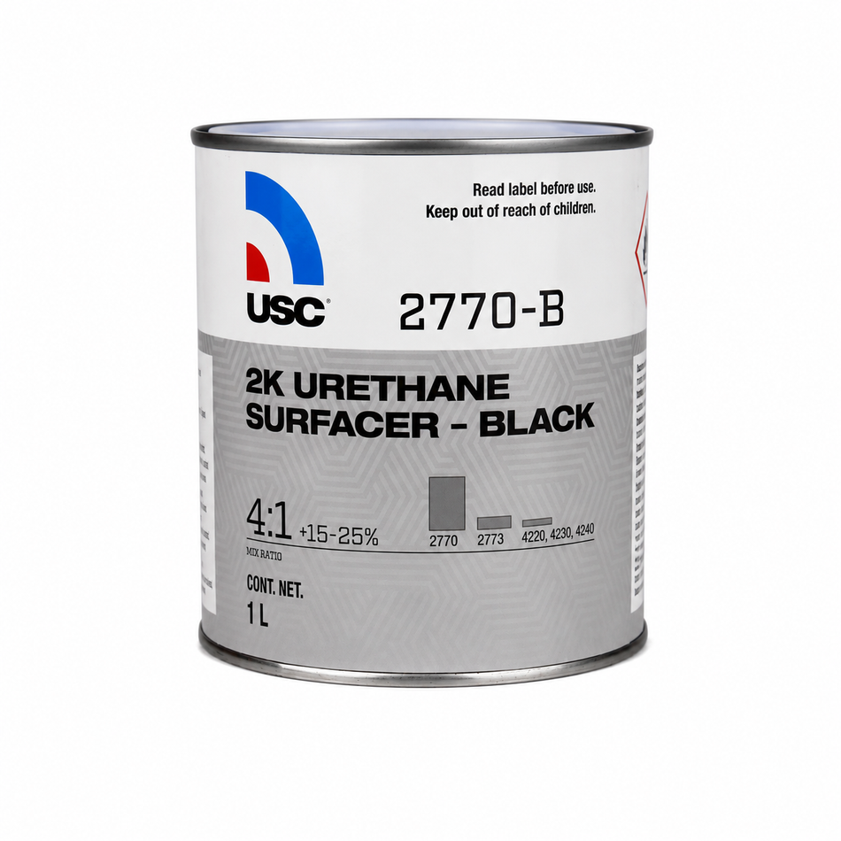 USC 2770-B 2K Urethane Surfacer Black 1L