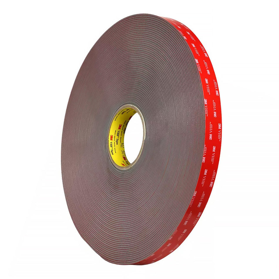 3M VHB Tape RP+110GF High Strength Double Sided Adhesive Tape 12.7mm x 33m Grey