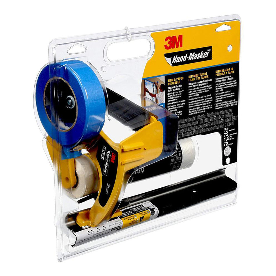 3M Hand-Masker Film & Paper Dispenser M3000 PAK Paint Masking Kit