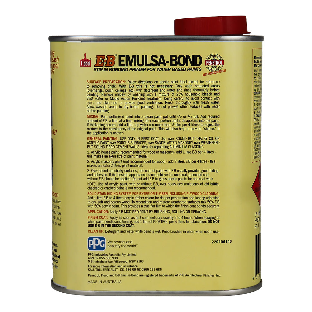 FLOOD EB Emulsa-Bond 1L Acrylic Paint Additive Primer