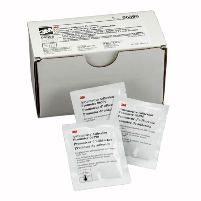 3M 06396 Automotive Adhesion Promoter Sponge Applicator Packet x 25 Pack