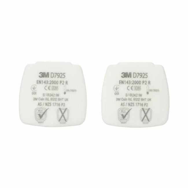 3M D7925 Secure Click Particulate Filter P2 Pair