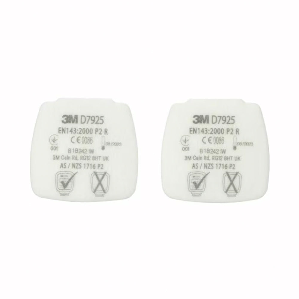 3M D7925 Secure Click Particulate Filter P2 Pair