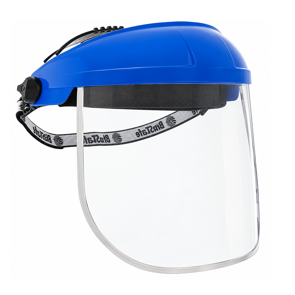 3M VV230 Face Shield with Blue Browguard and Clear Polycarbonate Visor