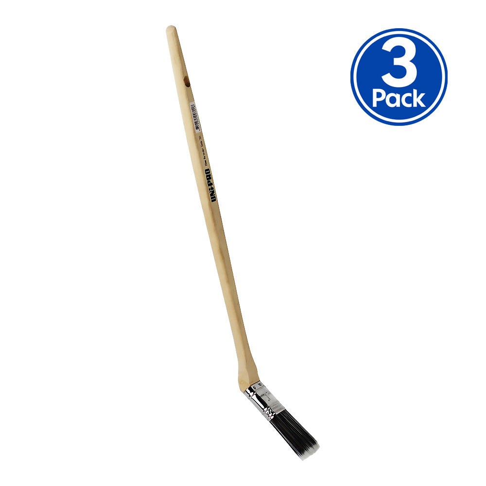 UNi-PRO Radiator Brush 25mm Trim And Detail Paint Brush 3 Pack