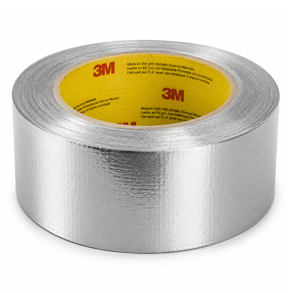 3M Aluminium Foil Tape 425 Silver 50mm x 55m