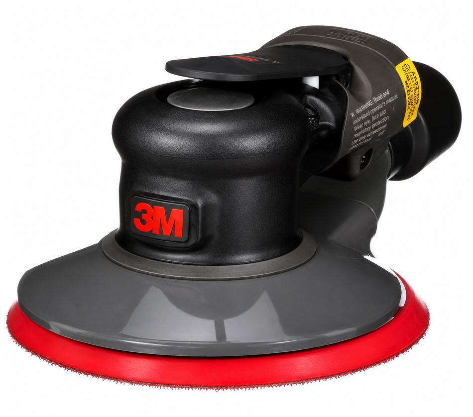 3M 88955 Xtract Pneumatic Random Orbital Sander 150mm 8mm Orbit Central Vacuum