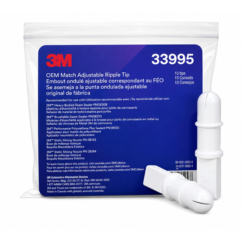 3M OEM Match Adjustable Ripple 2K Tip 33995 10 Pack