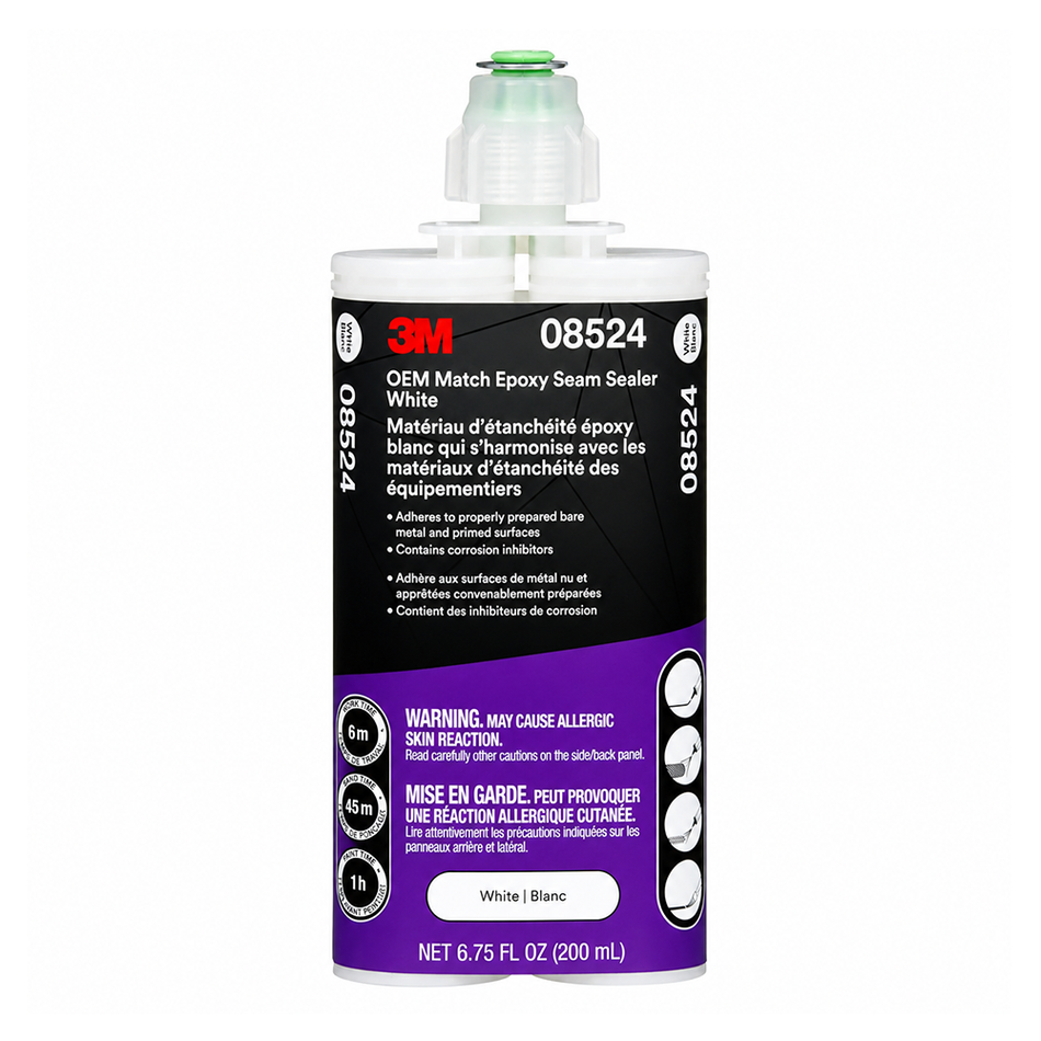 3M 08524 OEM Match Epoxy Seam Sealer White 200ml