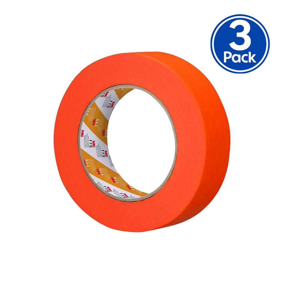 3M Auto 211 Orange Masking Tape 36mm x 55mm Automotive Refinish Paint Masking x3