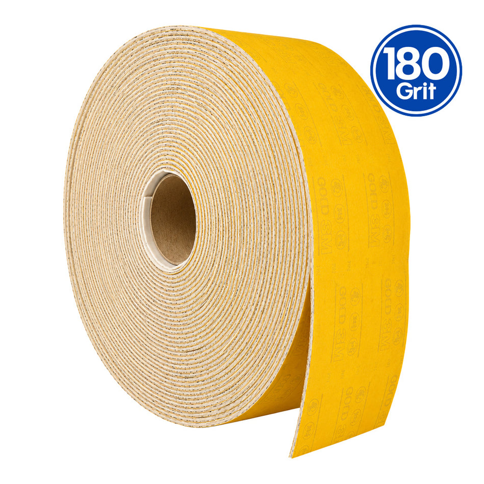 3M 40331 Gold Abrasive Roll 288U 114mm x 25m P180