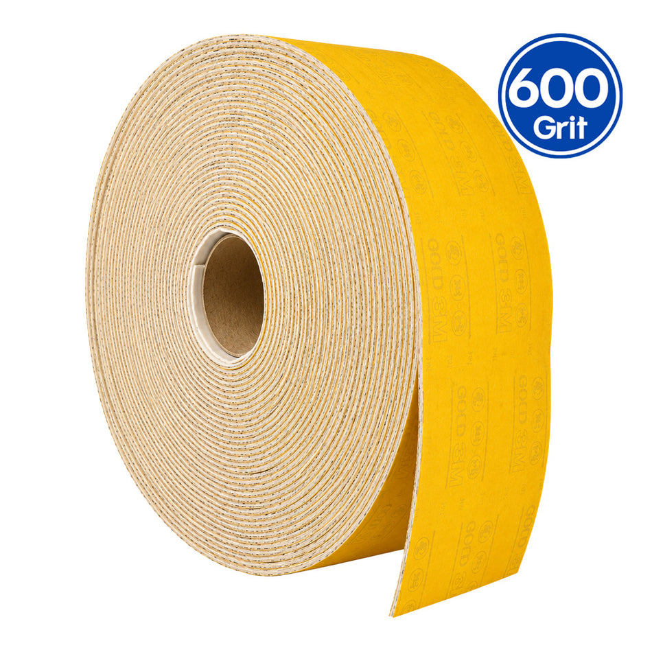 3M 41244 Gold Abrasive Roll 288U 114mm x 25m P600