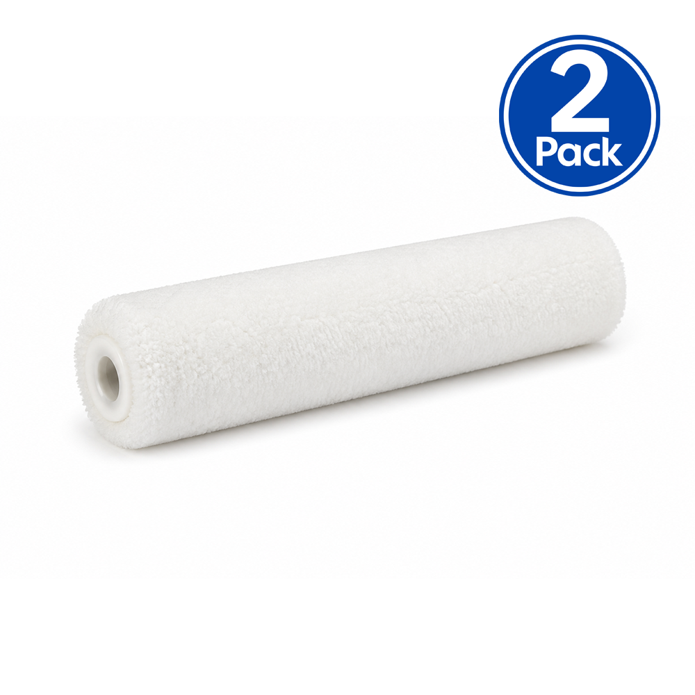 C&A Microfibre Roller Cover 230mm 4mm Nap 2 Pack