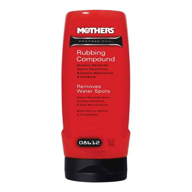 MOTHERS Professional Rubbing Compound 355ml P2000 Scratch Remover