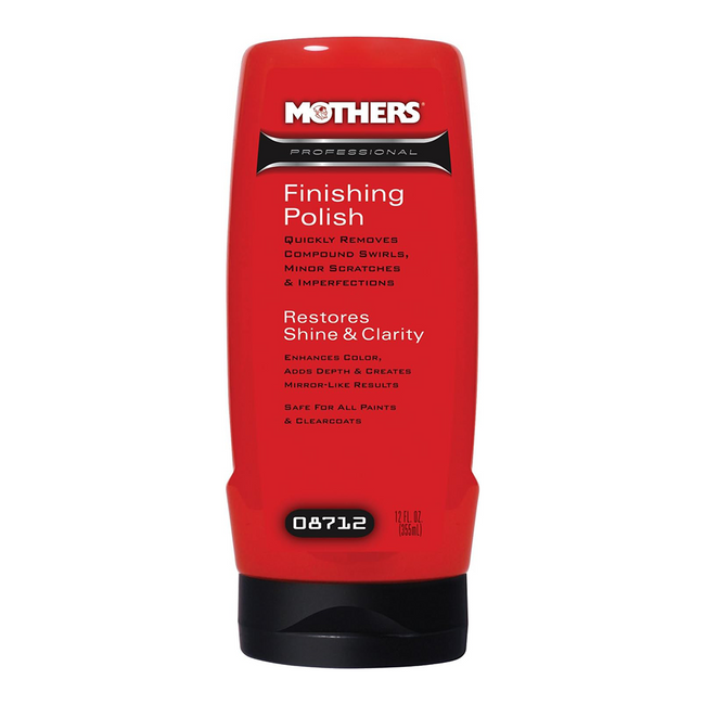 MOTHERS Professional Finishing Polish 355ml Paint Car Care Buffing Compound