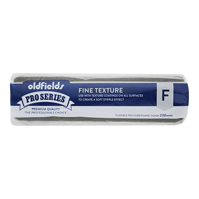 OLDFIELDS Pro Series Textured Fine Foam Roller Cover 230mm Oil Waterbased Paint