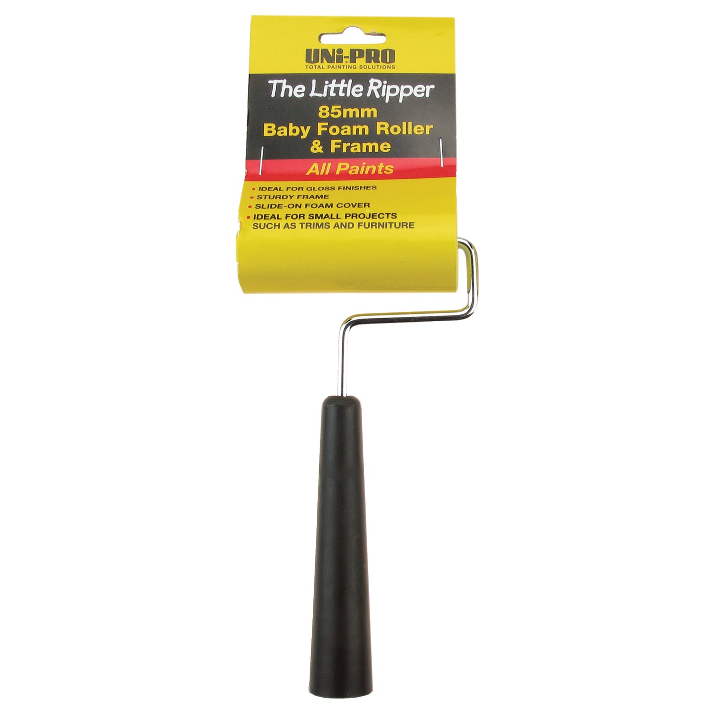 UNi-PRO Little Ripper Baby Foam Roller & Frame 85mm Paint Roller Set