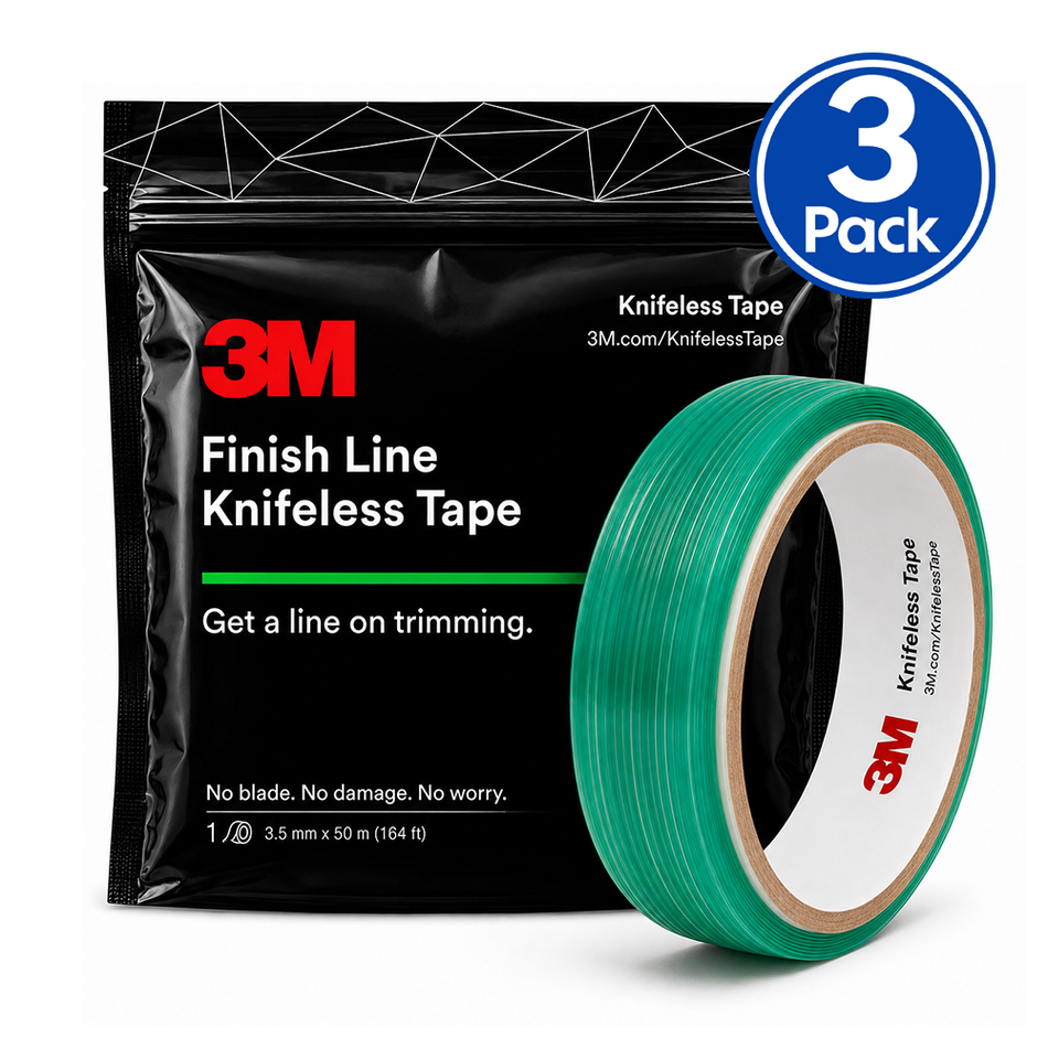 3M Knifeless Finish Line Tape 3.5mm x 50m 3 Pack