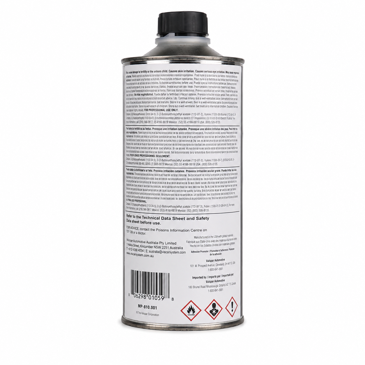 MATRIX EDGE MP-810 1K Plastic Adhesion Promoter 946ml