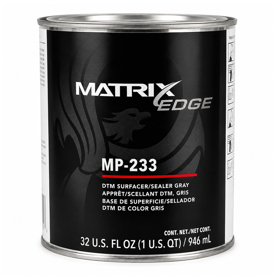 MATRIX EDGE DTM Surfacer/Sealer Grey MP-233 946ml