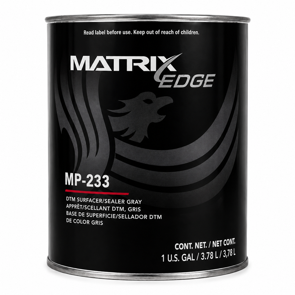 MATRIX EDGE DTM Surfacer/Sealer Grey MP-233 3.78L