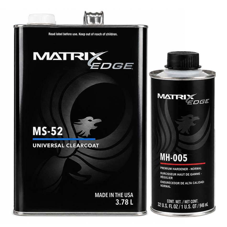 MATRIX EDGE MS-52 Universal Clearcoat 3.78L + MH-005 Hardener 946ml Kit