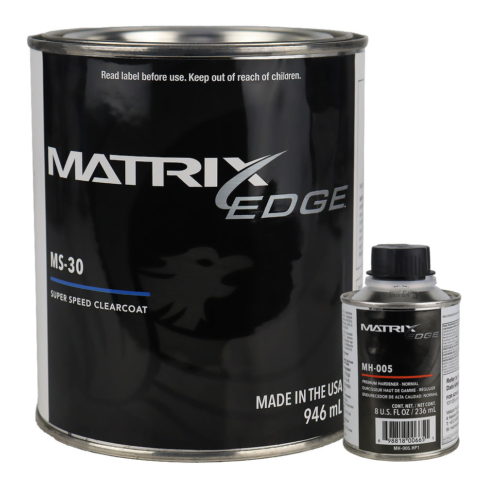 MATRIX EDGE MS-30 MS Super Speed Clear 946ml + MH-005 Hardener Normal 236ml