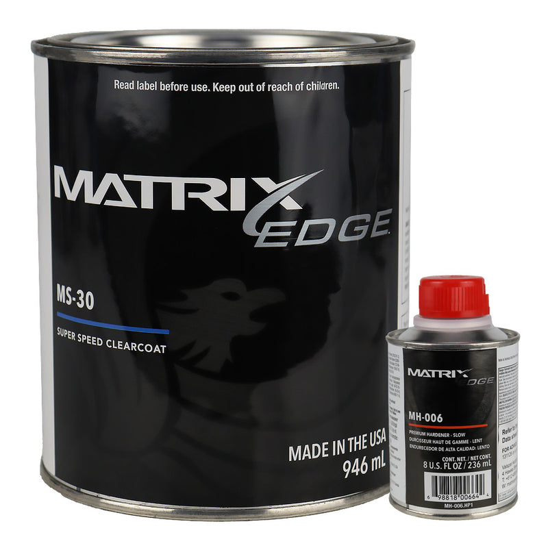 Matrix Edge Color Map MATRIX EDGE MS-30 MS Super Speed Clear 946ml + MH-006 Hardener Slow 23 ...
